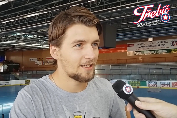 Třebíč jsem si vybral, chci tady sbírat body a hrát play-off, říká Michal Vodný
